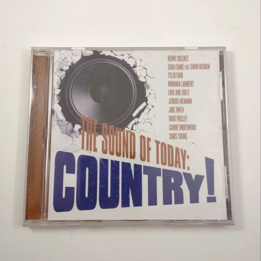 Sound of Today Country Compilation CD Carrie Underwood Kenny Chesney
